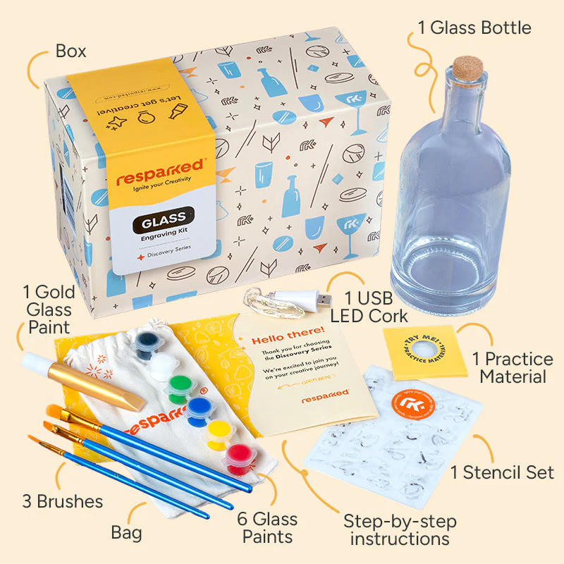 Project Kit: Engrave a Glass Bottle Lamp - Image 3