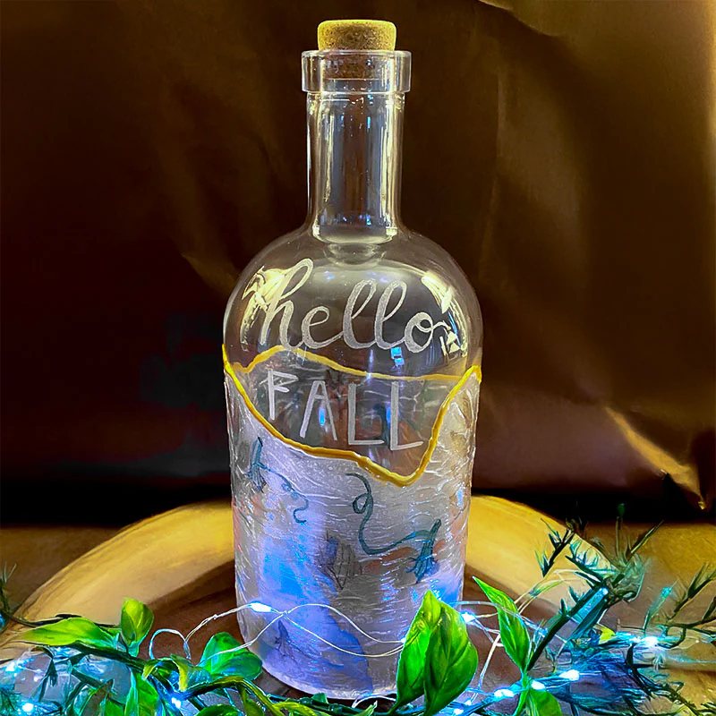 Project Kit: Engrave a Glass Bottle Lamp - Image 6