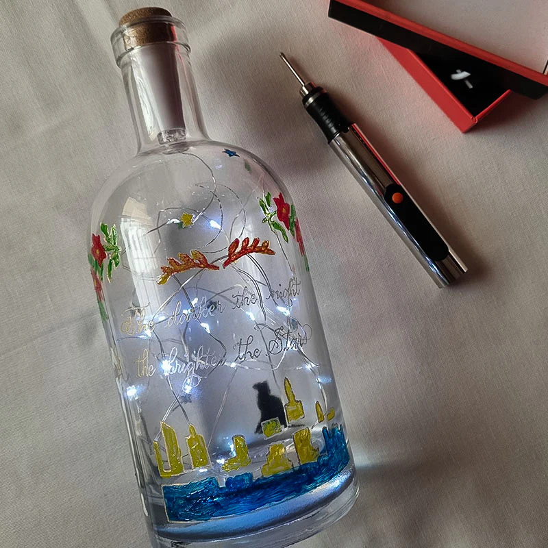 Project Kit: Engrave a Glass Bottle Lamp - Image 7